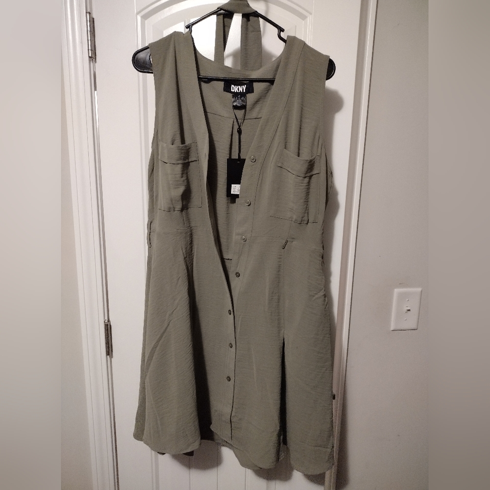 DKNY women's dress with waist strap. Brand new with tags